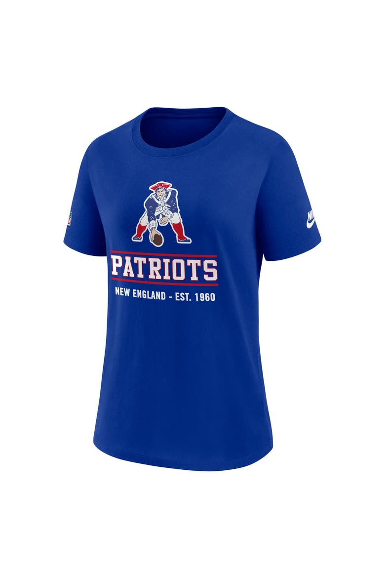 Women's Nike Royal New England Patriots Sideline Alt Dri-FIT T-Shirt, Alternate, color, Royal