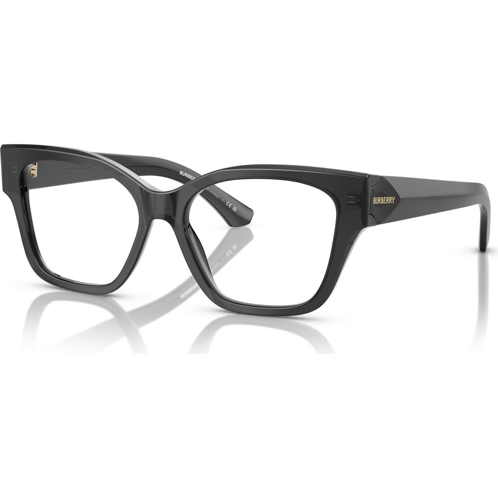 Burberry 54mm Cat Eye Optical Glasses In Black