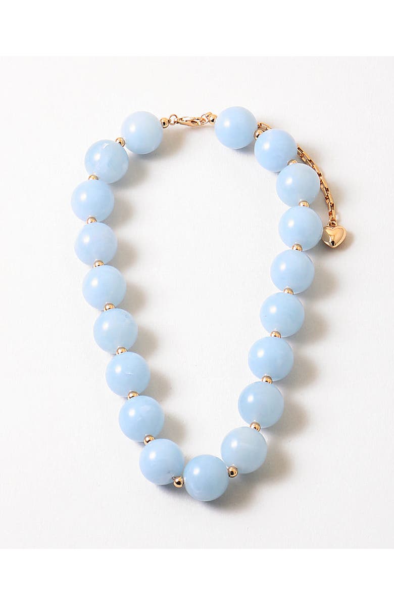 Erin McDermott Jewelry Blue Skies Ahead Beaded Necklace, Main, color, Blue
