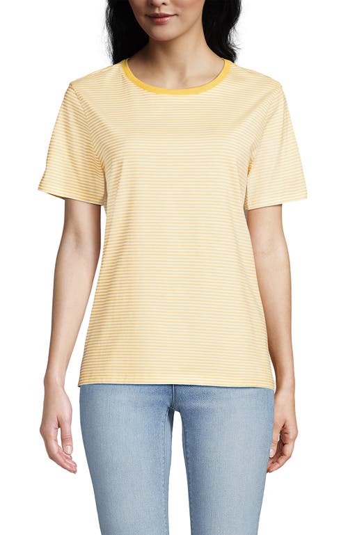 Lands' End Relaxed Supima Cotton Crew Neck T-shirt