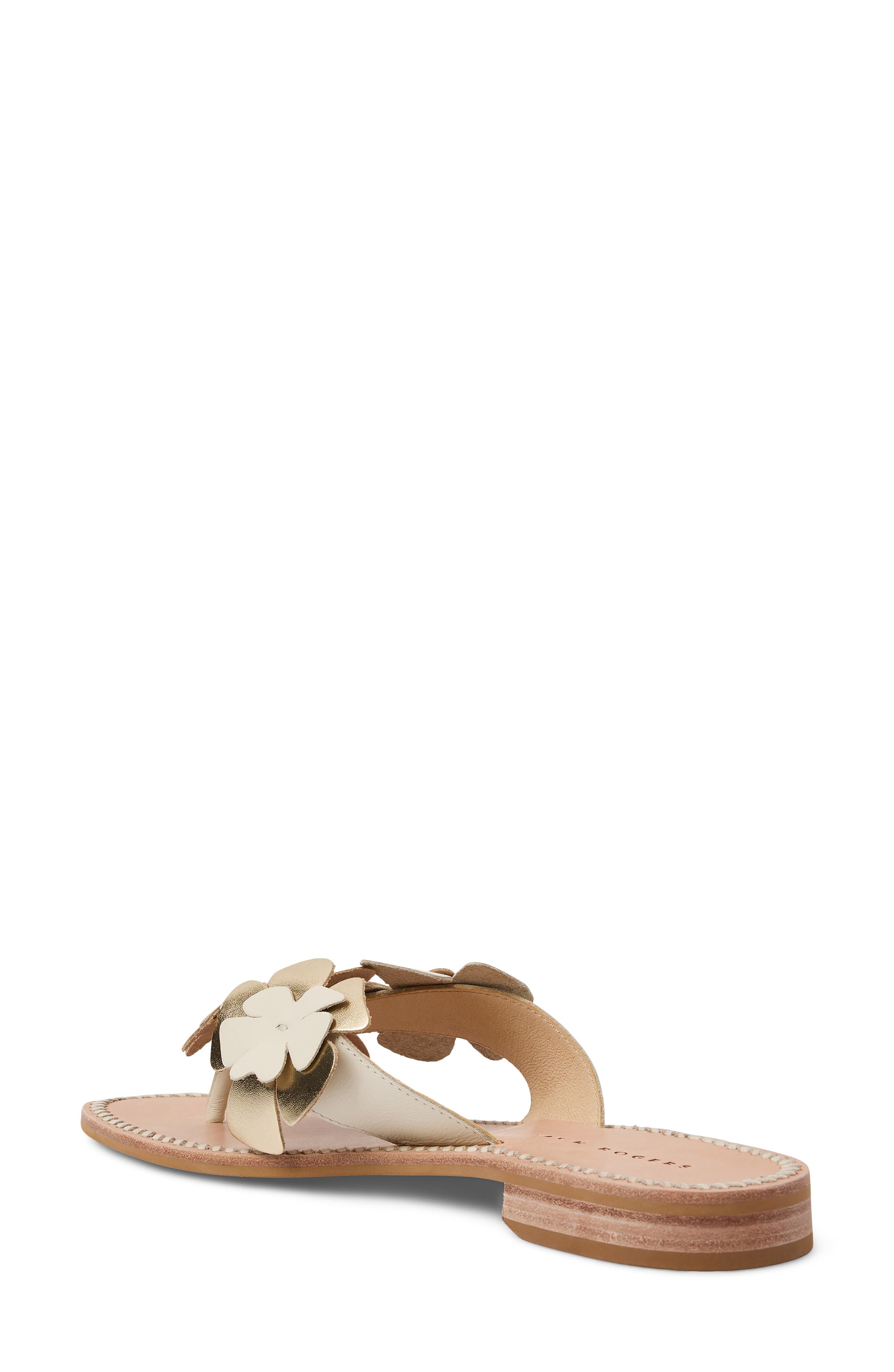 Jack Rogers Talahi Sandal, Alternate, color, Ivory/ Platinum