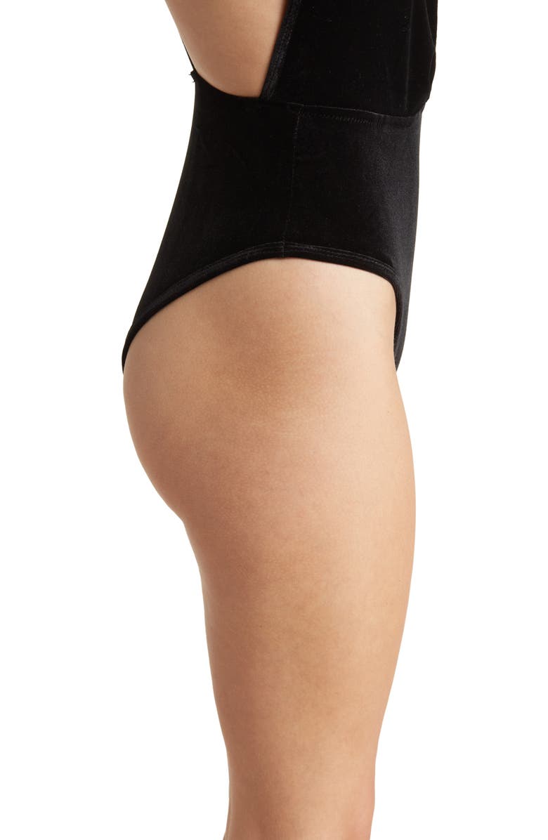 WISHLIST Velour Bodysuit, Alternate, color, 