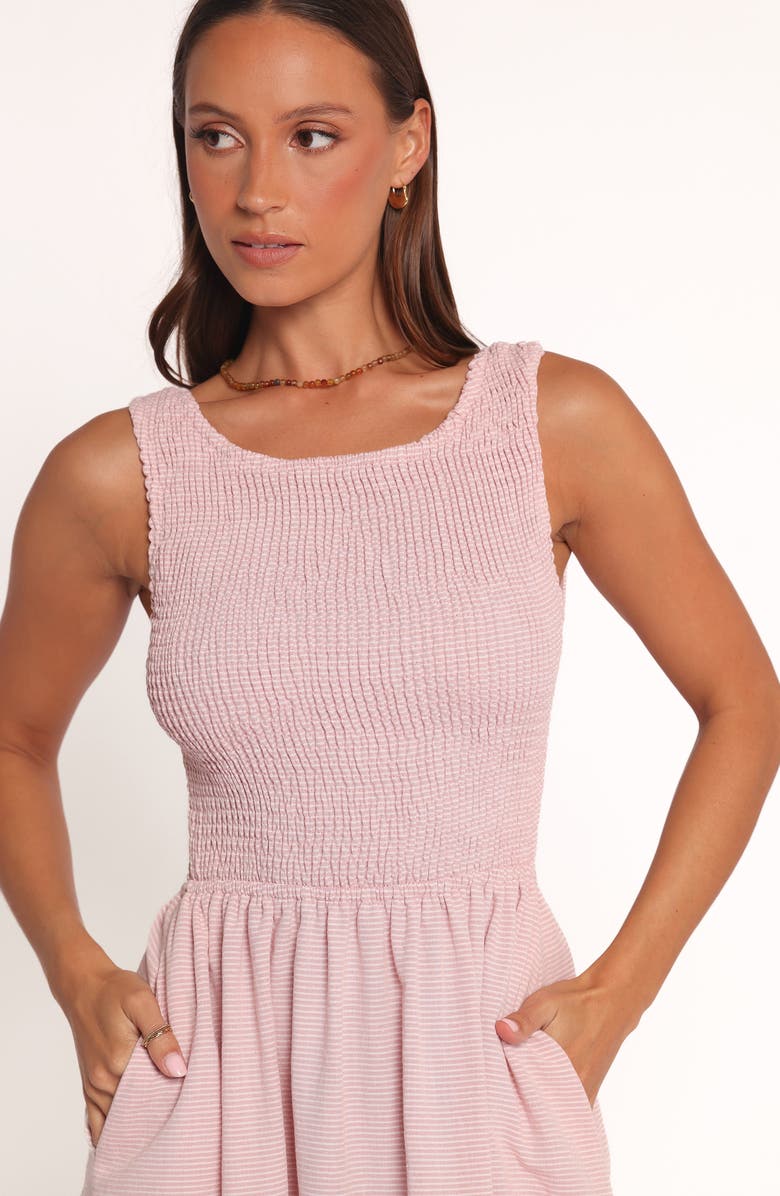 Petal & Pup Lillie Smocked Sundress, Alternate, color, Pale Pink