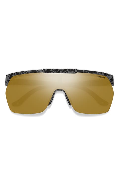 XC 138mm ChromaPop™ Polarized Oversize Shield Sunglasses