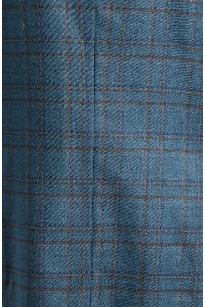 Hartford Classic Fit Teal Plaid Wool Sport Coat, Alternate, color, GREEN