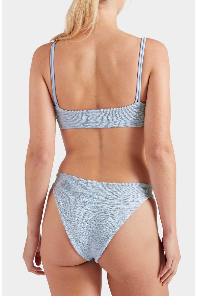 Cassie Beaded Two-Piece Swimsuit, Alternate, color, METALLIC ICE BLUE