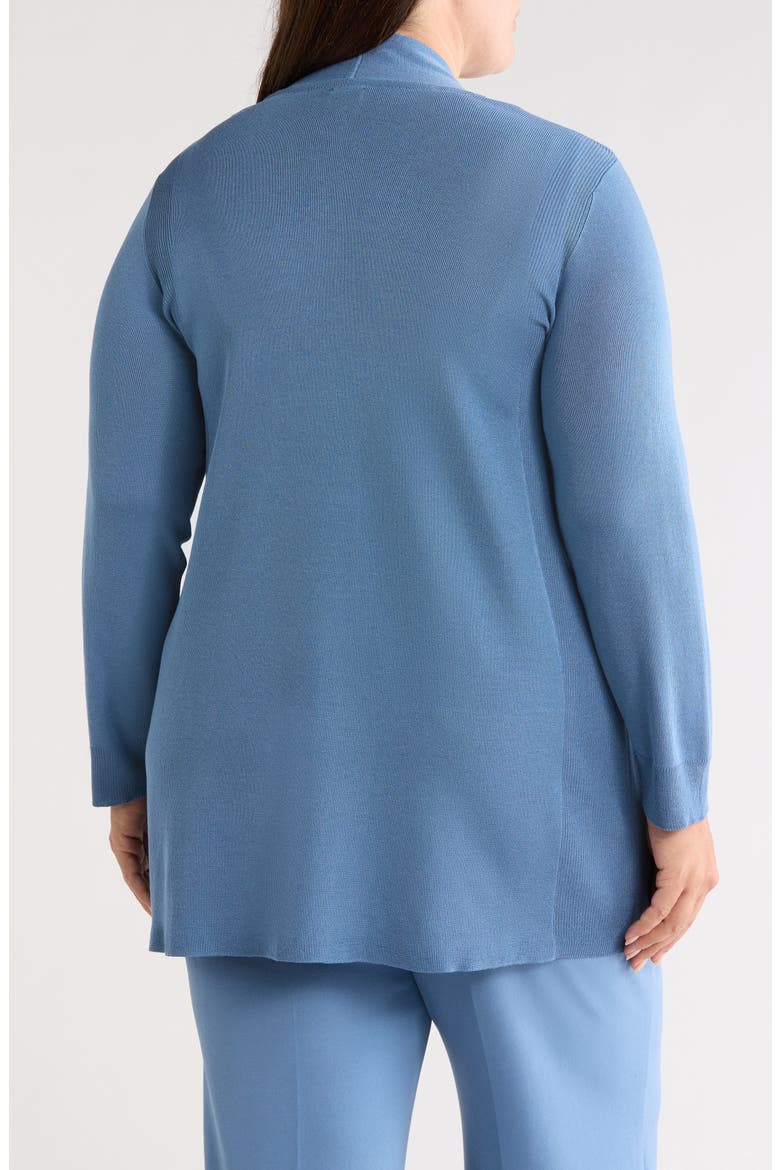 Pocket Open Front Cardigan, Alternate, color, DUTCH BLUE