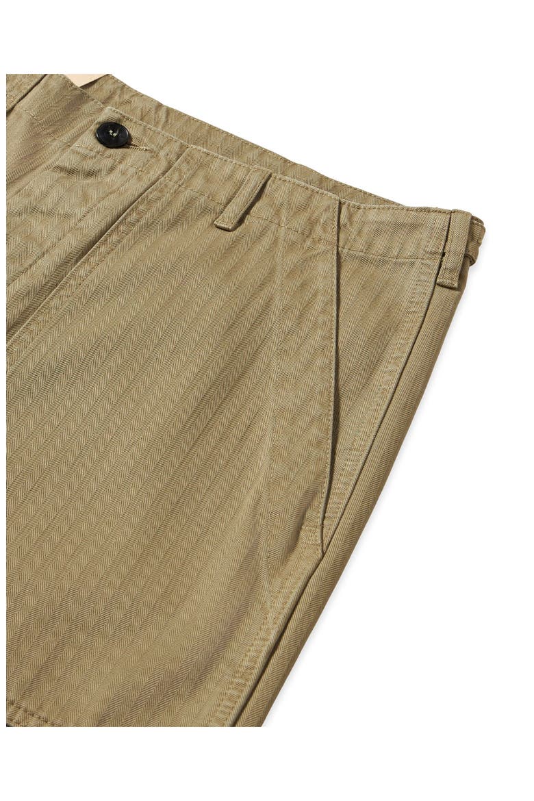 Newfatigue Herringbone Cotton Fatigue Trousers, Alternate, color, OLIVE