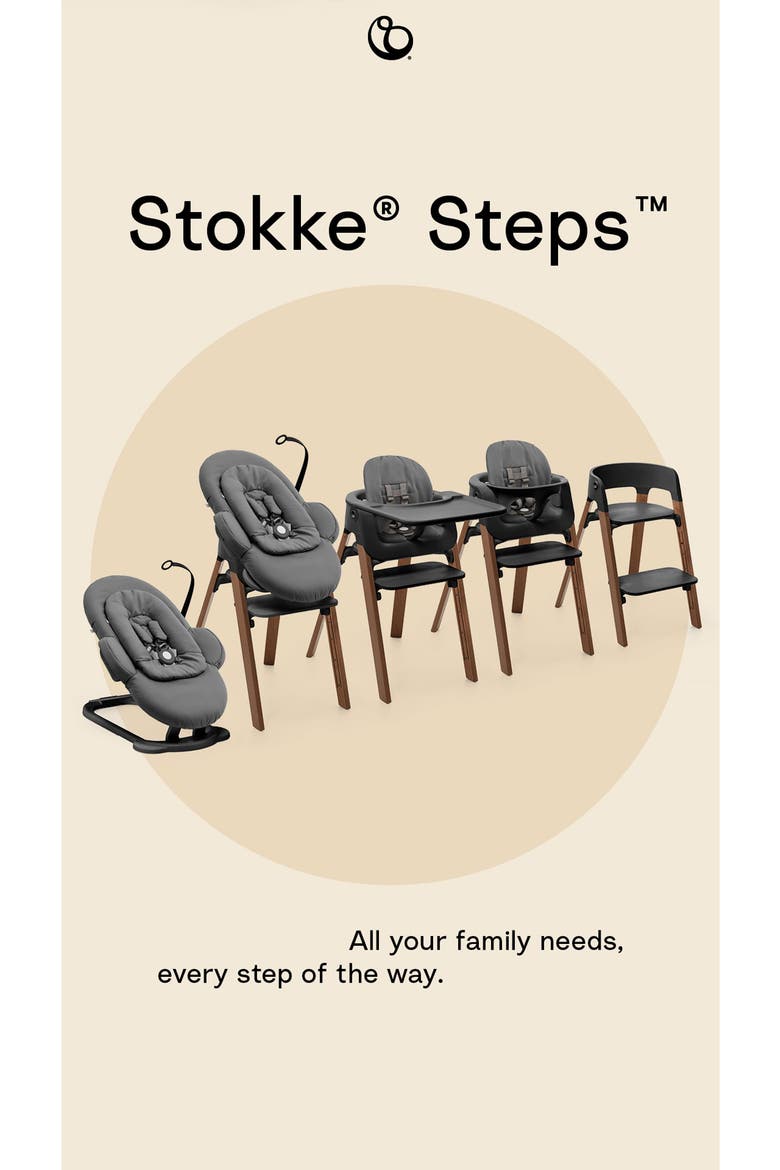 Steps™ Highchair, Alternate, color, BLACK / NATURAL