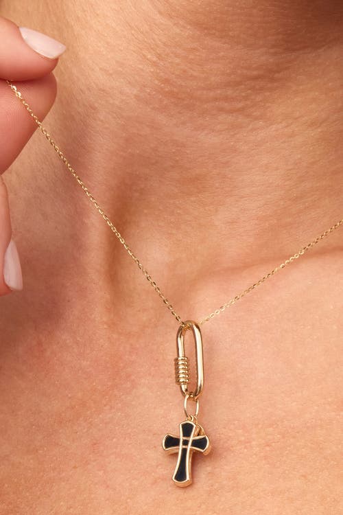 Oradina 14k Gold Connect Me Coil Oval Clasp In Yellow Gold