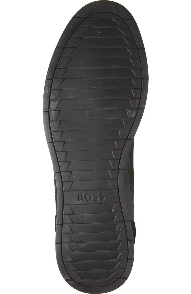 BOSS Titanium Low Top Sneaker, Alternate, color, Black