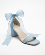 Forever & Always Shoes Rova Bow Block Heel Sandal