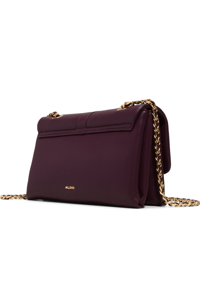 ALDO Aliciee Faux Leather Convertible Crossbody Bag, Alternate, color, Bordo