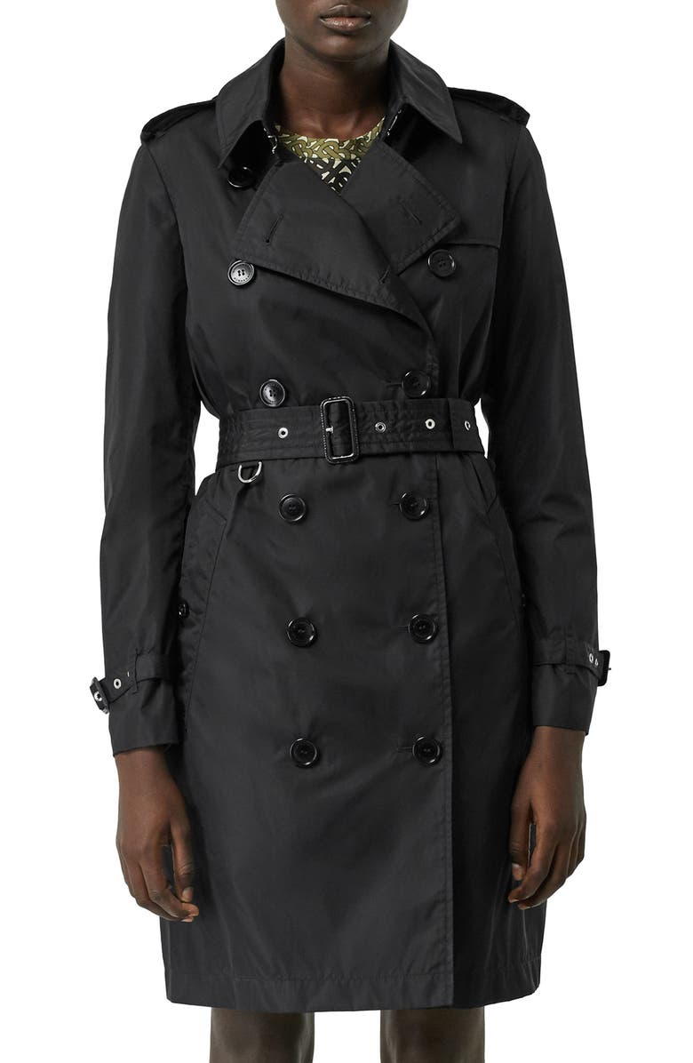 Burberry Kensington Trench Coat with Detachable Hood, Main, color,