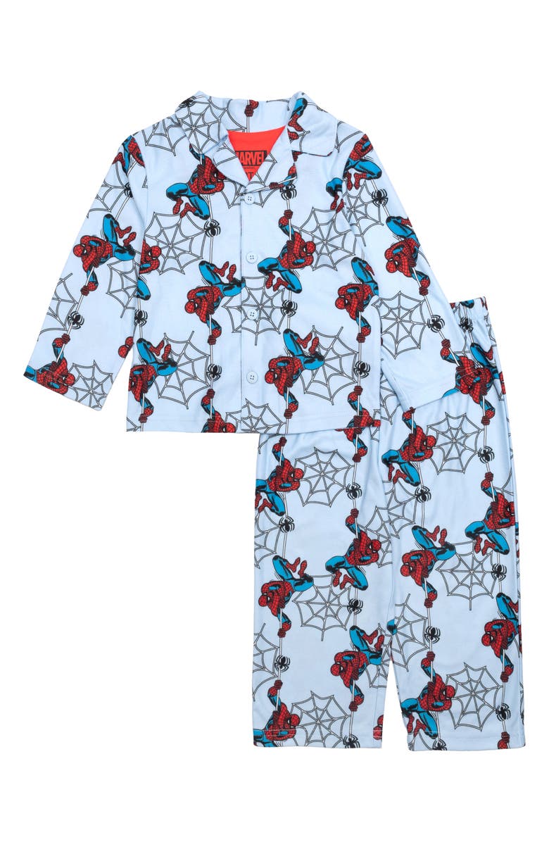AME Kids' Spider-Man Two-Piece Coat Pajamas, Main, color,