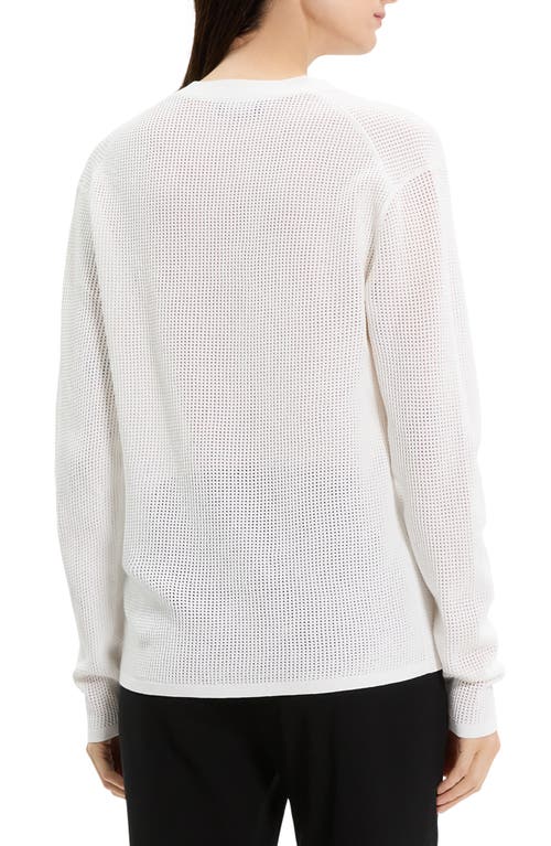 Theory Open Stitch V-neck Cardigan