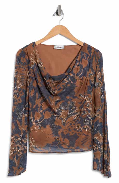 Beaded Long Sleeve Top