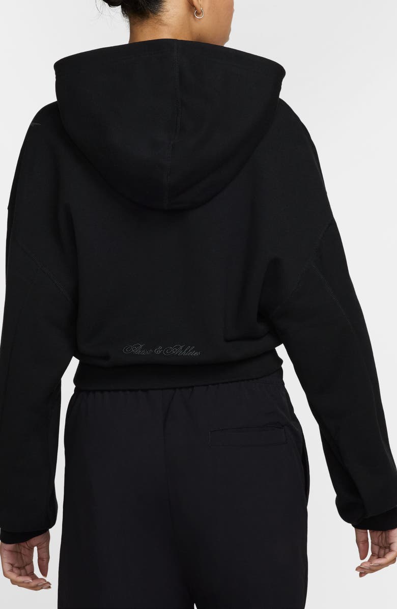 Nike Sportswear Street Crop Cotton Hoodie, Alternate, color, 