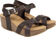 Celtic & Co. Crossover Wedge Sandal