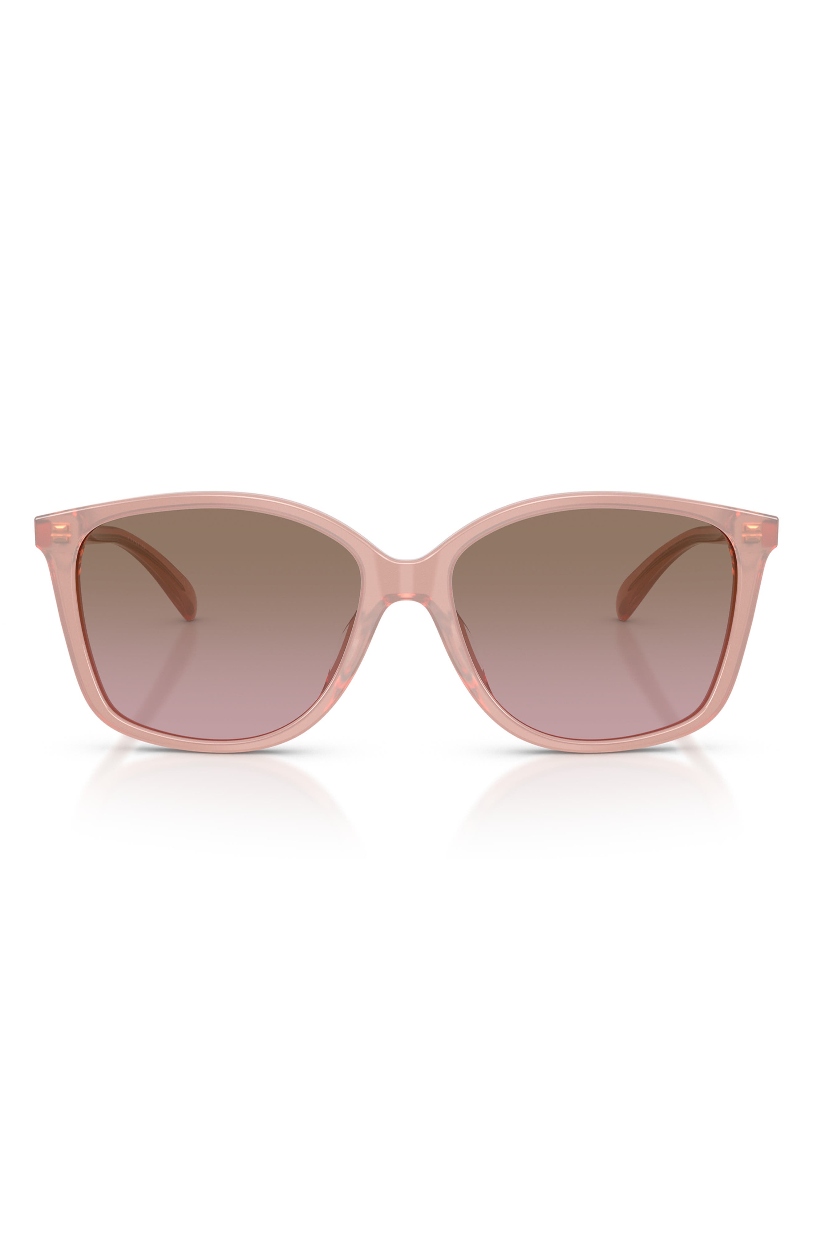 COACH 57mm Gradient Square Sunglasses