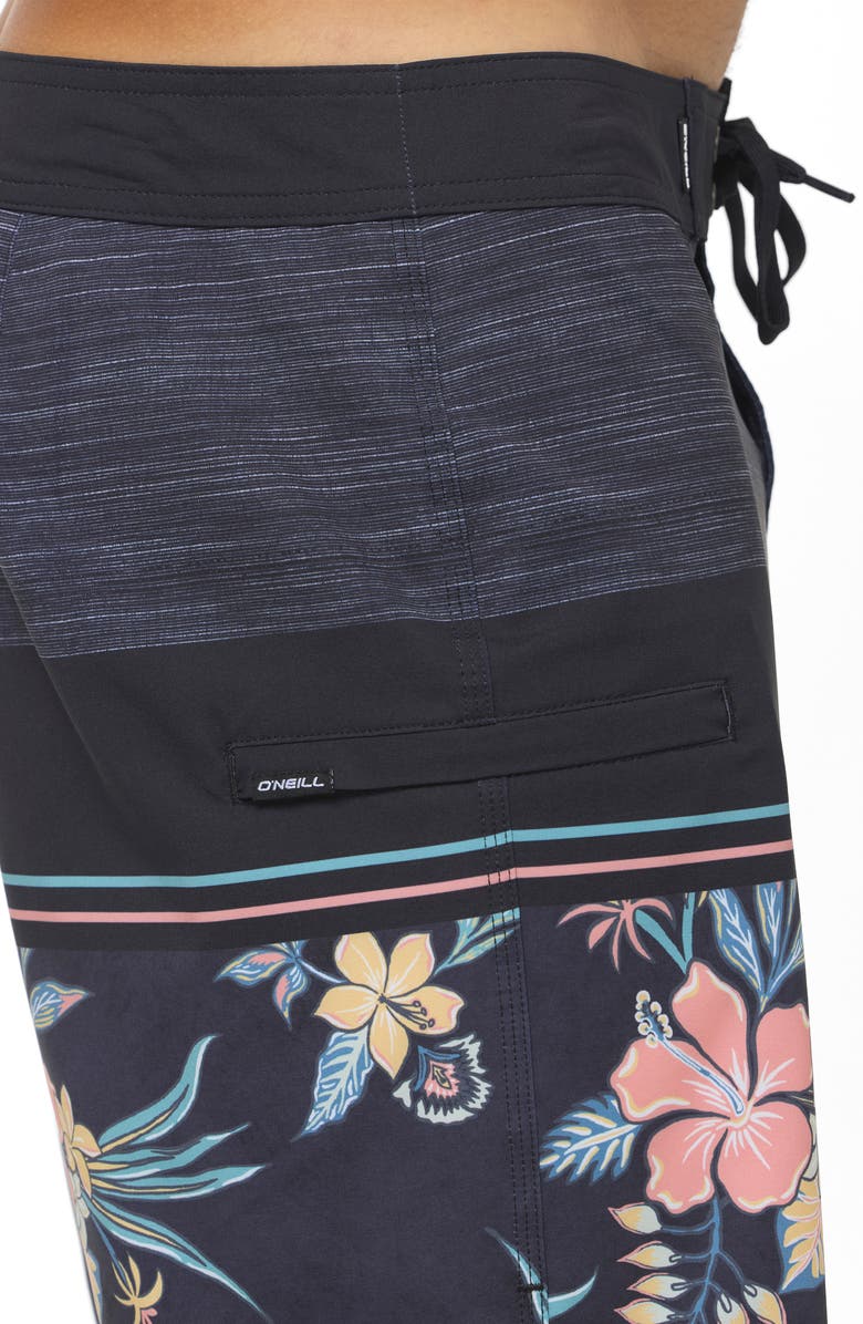 O'Neill Hyperfreak Heat Block Swim Trunks, Alternate, color, Black 2