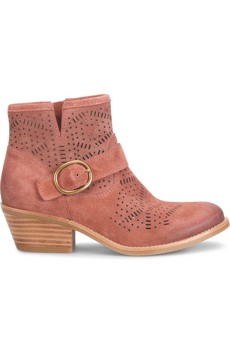 Söfft Adriana Block Heel Bootie, Alternate, color, Terracotta