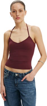 Cotton On Women's Hold Me Tie Halter