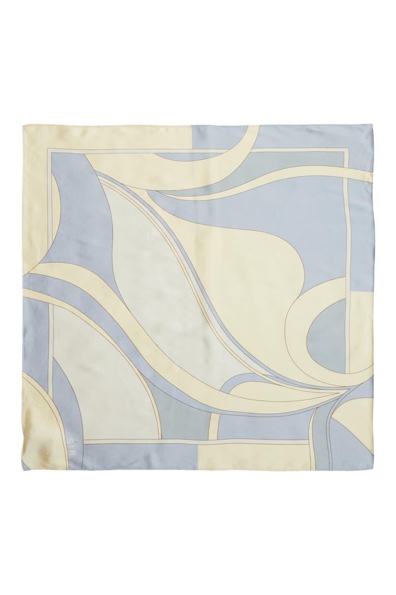 Adrianna Abstract Print Silk Scarf, Alternate, color, CESCO PRINT