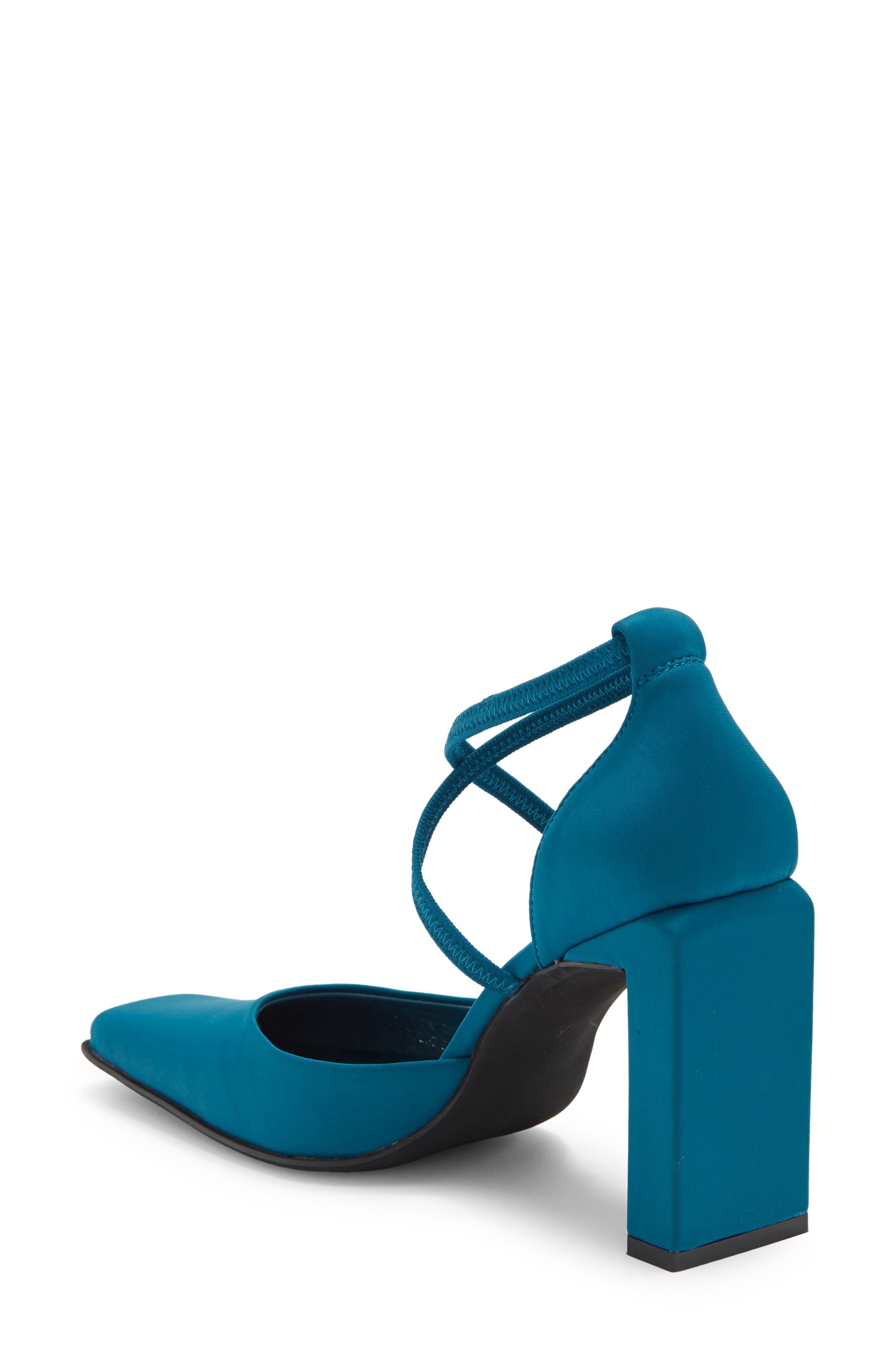 Popular Square Toe Pump, Alternate, color, DARK BLUE NEOPRENE