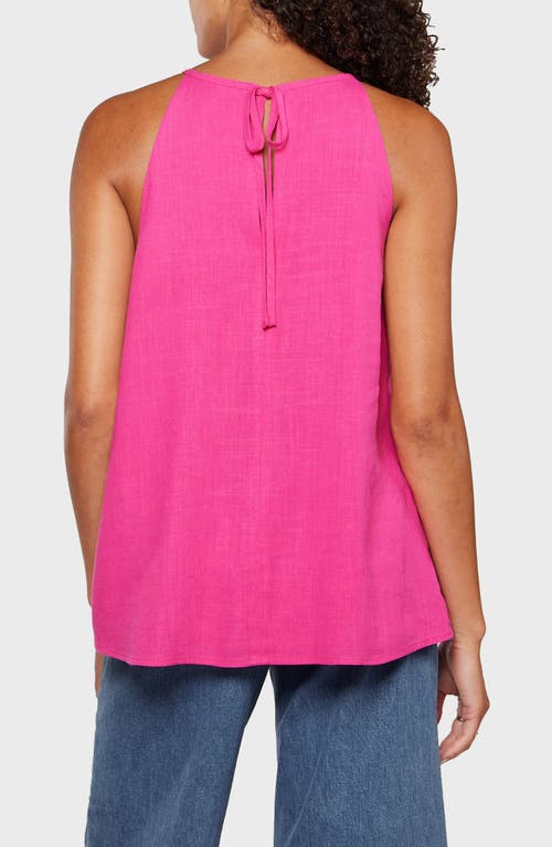 Matty M . Laruen Pleated Tank Top In Pink