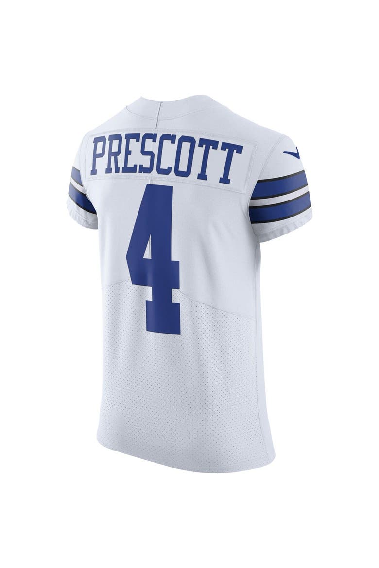 Men's Nike Dak Prescott White Dallas Cowboys Vapor Elite Player Jersey, Alternate, color, White