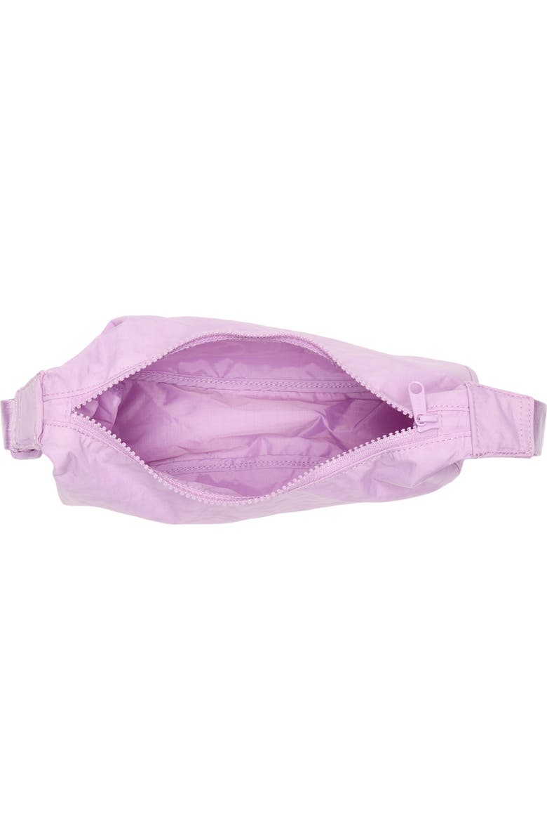 Baggu Small Recycled Nylon Crescent Bag, Alternate, color, Peony