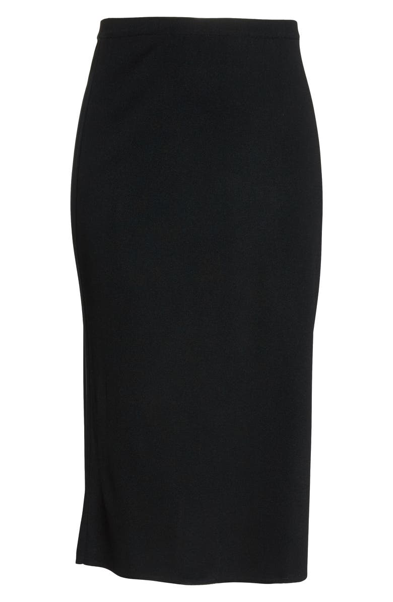 Ming Wang Knit Midi Skirt, Alternate, color, 
