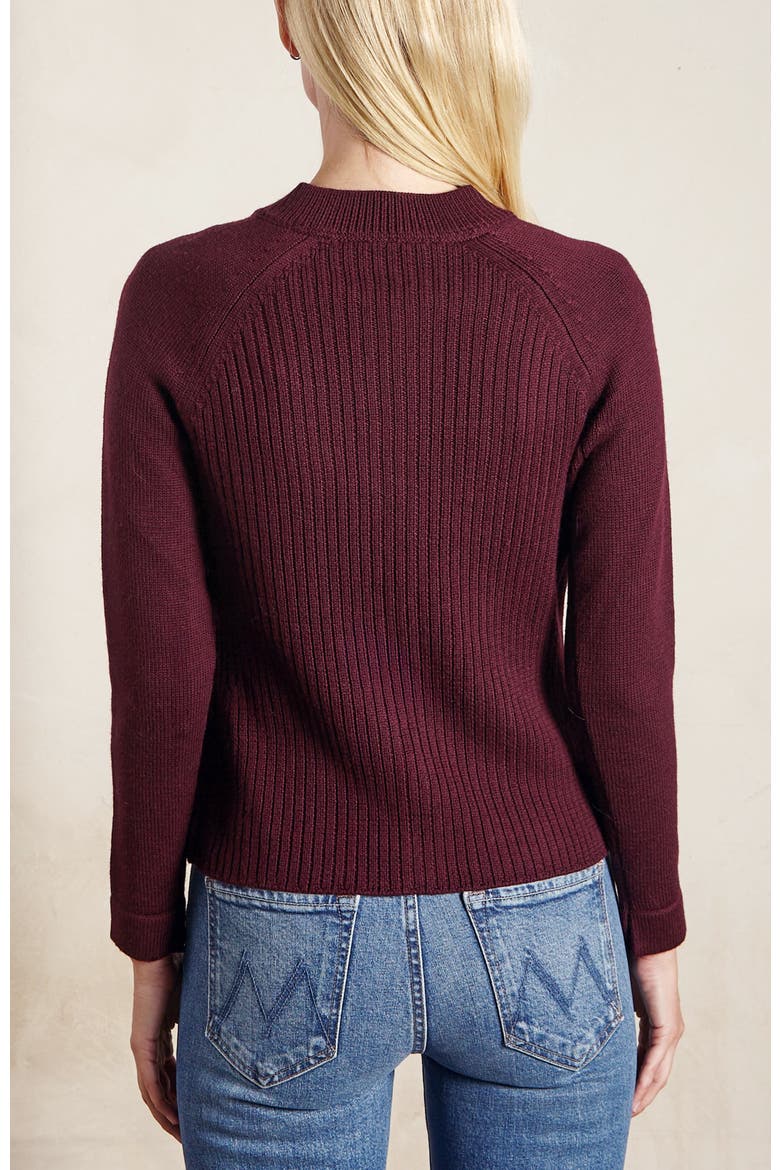 Shrunken Jacket, Alternate, color, Merlot