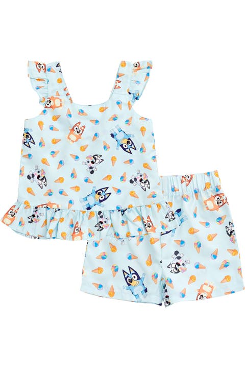 Dress Jumpsuit and 2-Piece Shorts Set