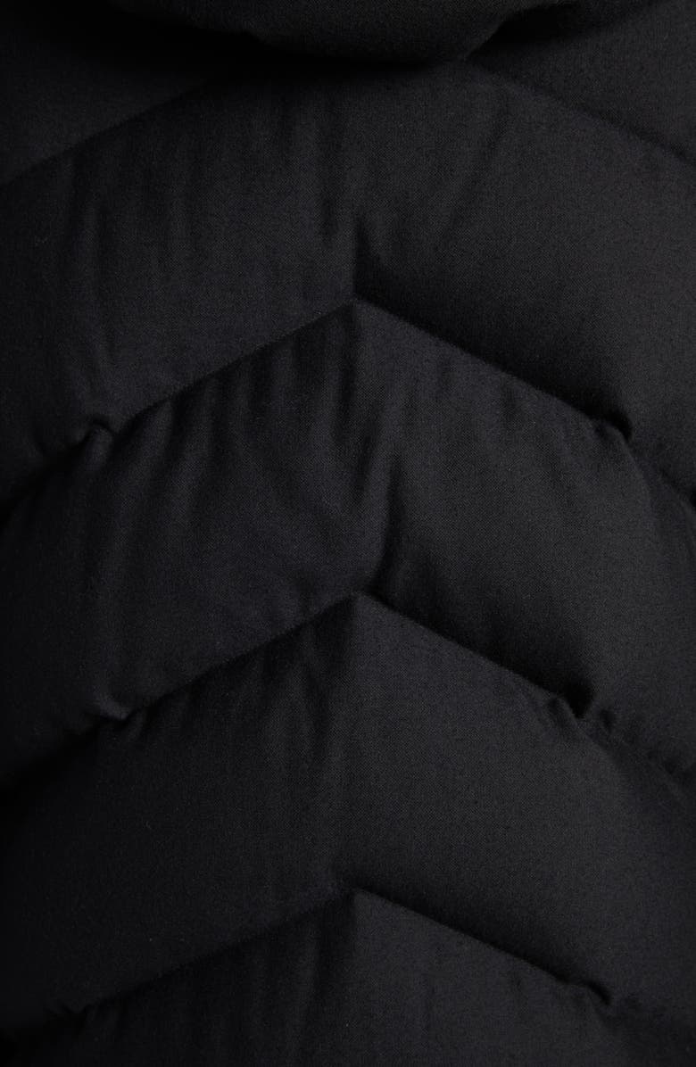 TOM FORD Lightweight Wool & Cashmere Hooded Down Jacket, Alternate, color, Black