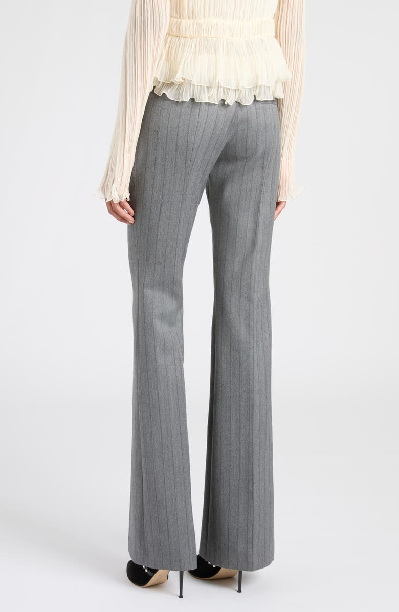 McQueen Herringbone Wool Pants, Alternate, color, Grey