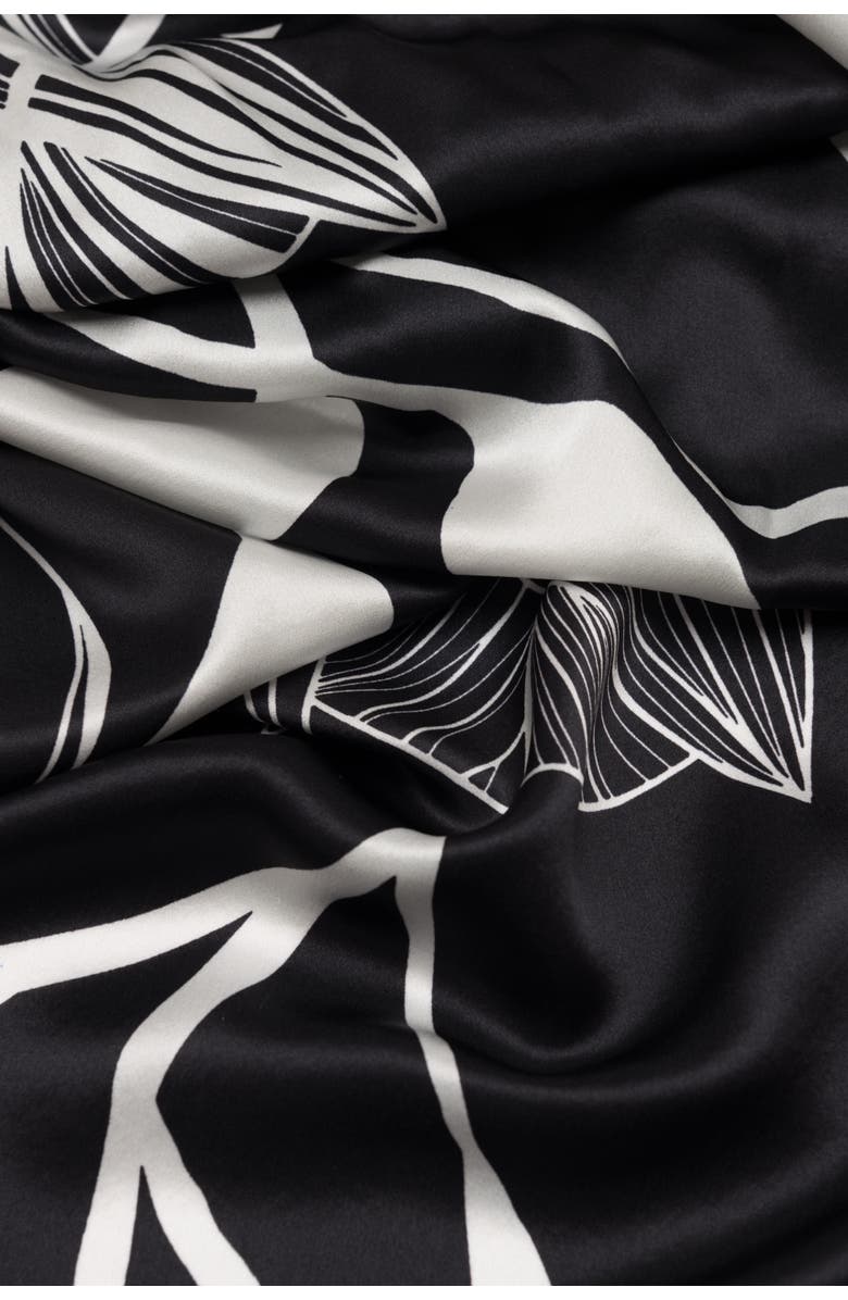 Elizabetta Cara - Silk Scarf/Shawl for Women, Alternate, color, Black