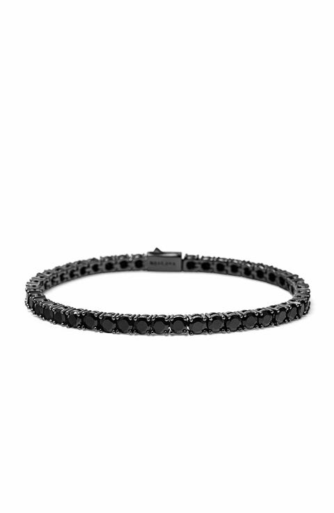 Black Tennis Bracelet
