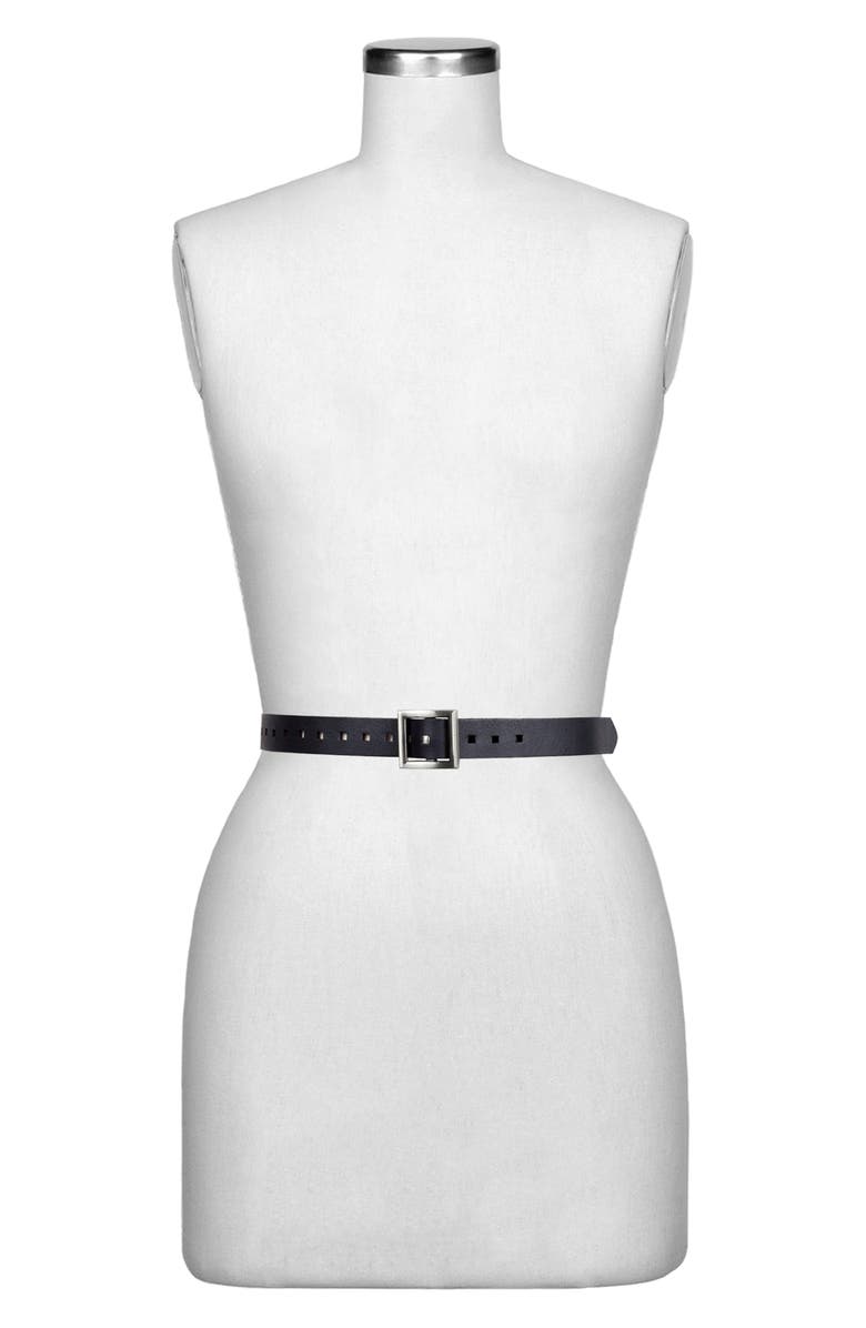 Patricia Nash Huxton Leather Belt, Alternate, color, Black