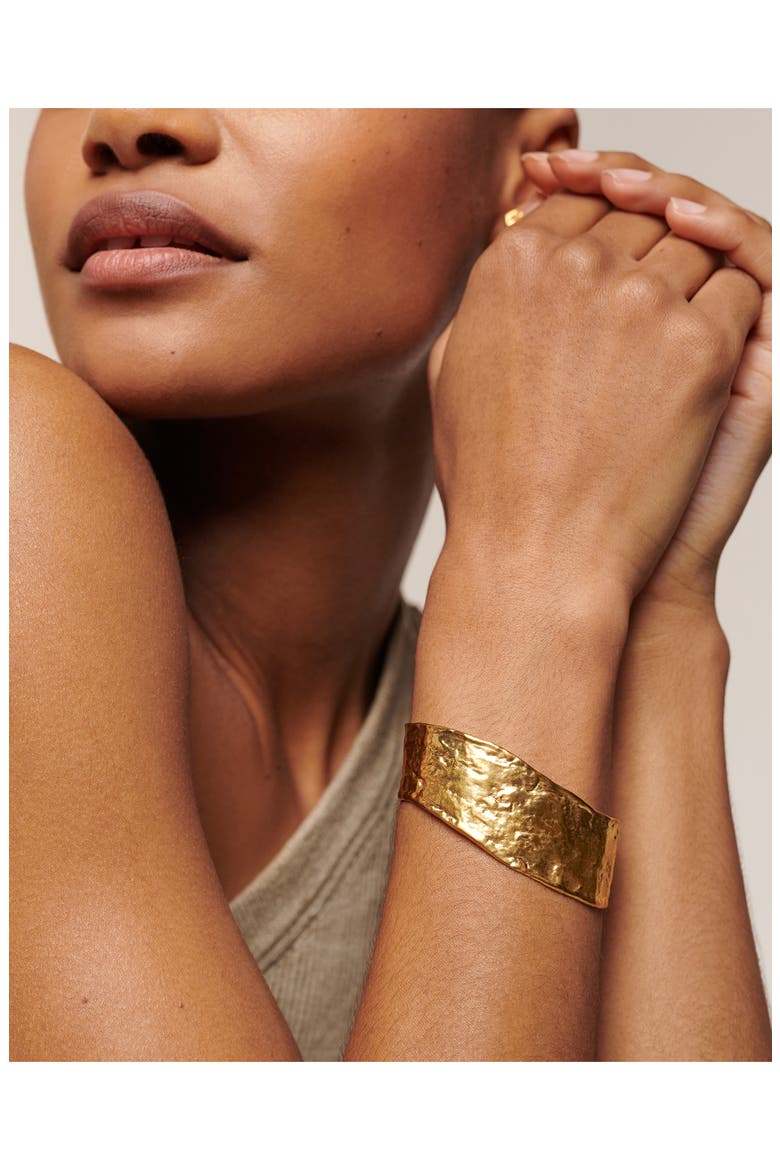 Capri Cuff Bracelet, Alternate, color, 18CT GOLD VERMEIL