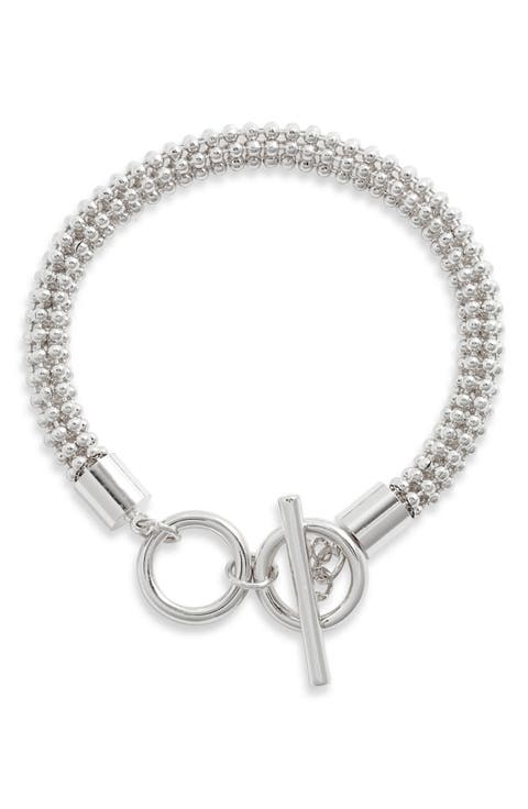 Ball Chain Toggle Bracelet