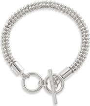 Open Edit Ball Chain Toggle Bracelet