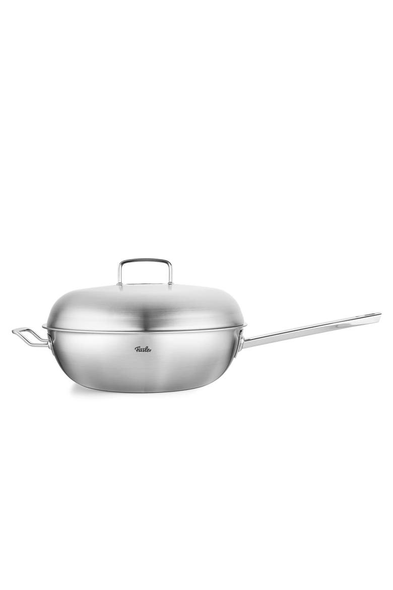 Original-Profi Collection Stainless Steel Multi Ply Wok with High Dome Metal Lid, Alternate, color, Stainless Steel