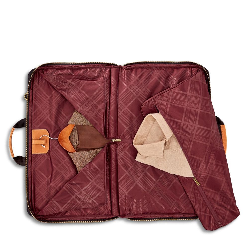 Hartmann Reserve Trifold Garment Bag, Alternate, color, Oak
