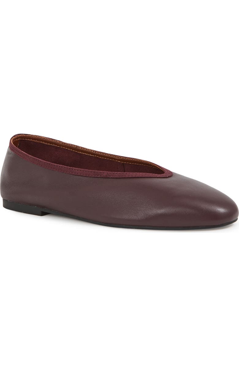 Reiss Dina Flat, Main, color, Oxblood
