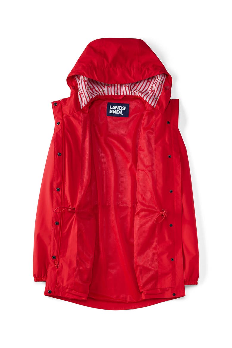 Squall Packable Waterproof Raincoat, Alternate, color, Compass Red/Cherries