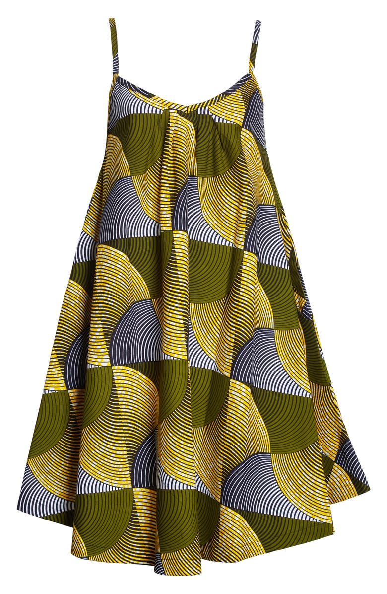 The Oula Company Cotton Trapeze Sundress, Alternate, color, 