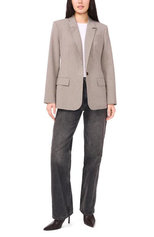 1.state Microcheck Blazer In Neutral