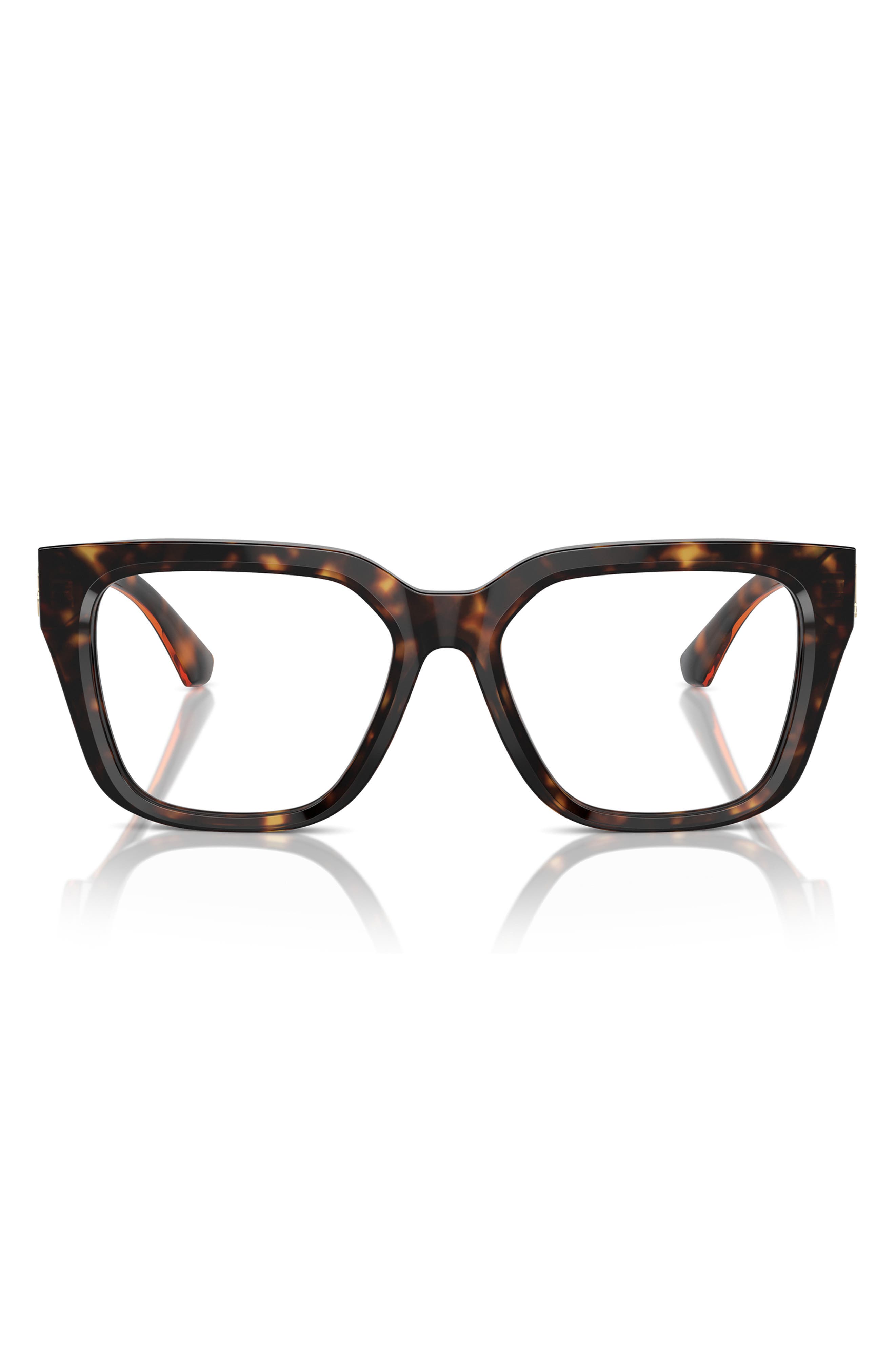 Burberry 51mm Square Optical Glasses In Multi
